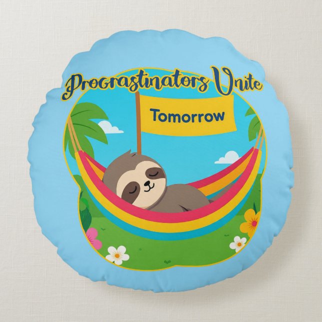 Coussins Ronds Cute homie throw pillow (Devant)