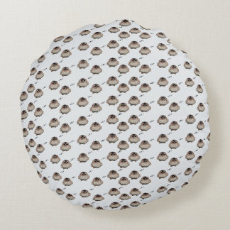 Coussins Ronds  Cute Sleepy Owl Round Pillow Decor
