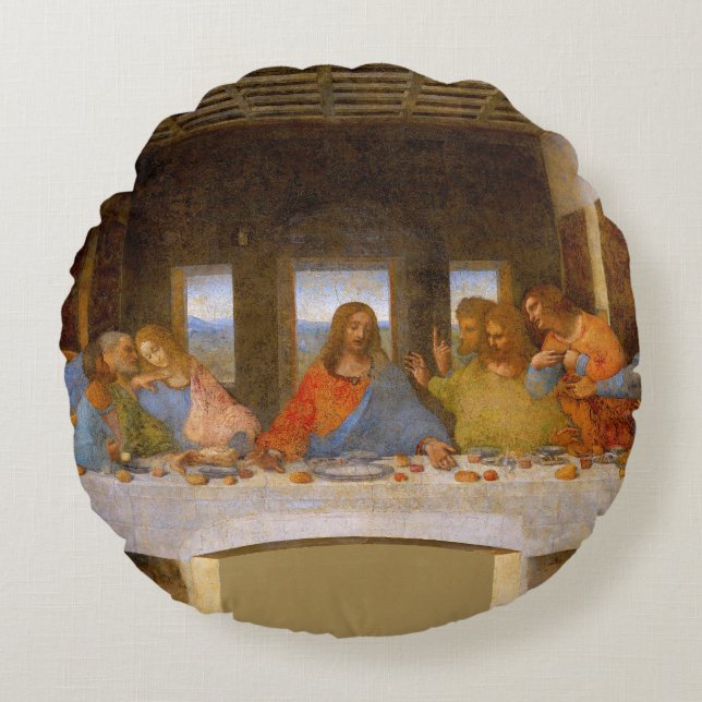 Coussins Ronds Da Vinci Dernier Supper Fine Art Classic (Devant)