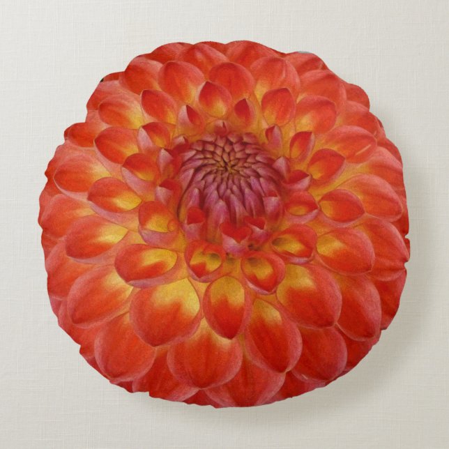 Coussins Ronds Dahlia Divinia (Devant)