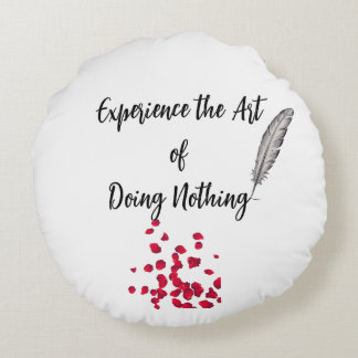 Coussins Ronds Délai de détente autour de l'oreiller à lancer