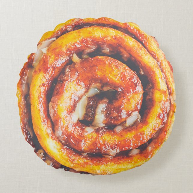 Coussins Ronds Délicieux et sucré cannon Bun. (Devant)