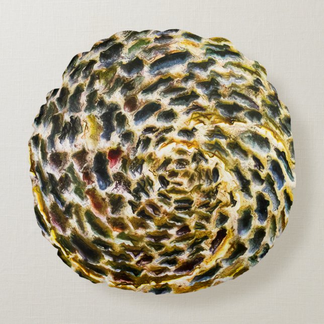 Coussins Ronds Dépression arc-en-ciel (Devant)