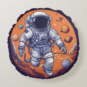 Coussins Ronds "dérive stellaire : couverture coussin"