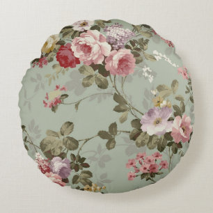 Coussins Ronds Design vintage vert olive Dusty