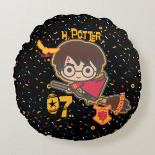 Coussins Ronds Dessin animé Harry Potter Quidditch Seeker
