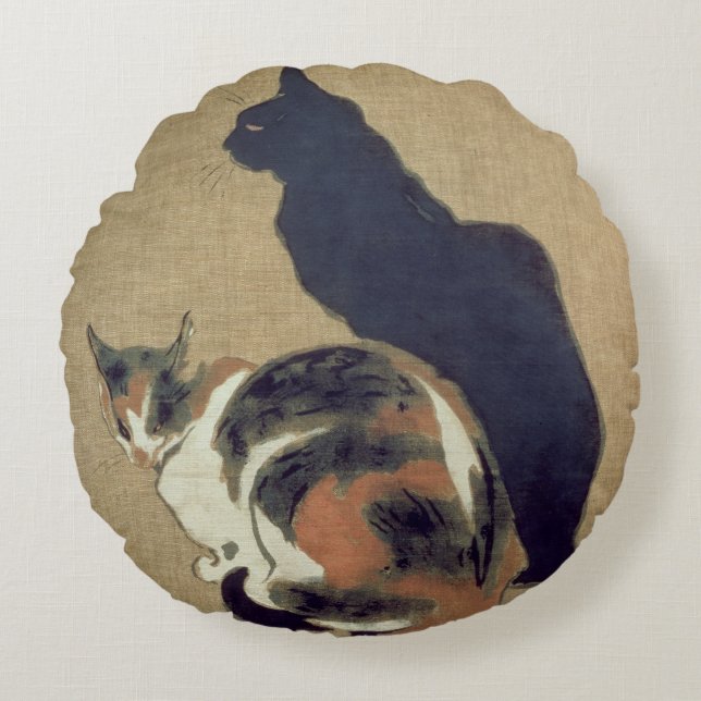 Coussins Ronds Deux chats, 1894 (Devant)