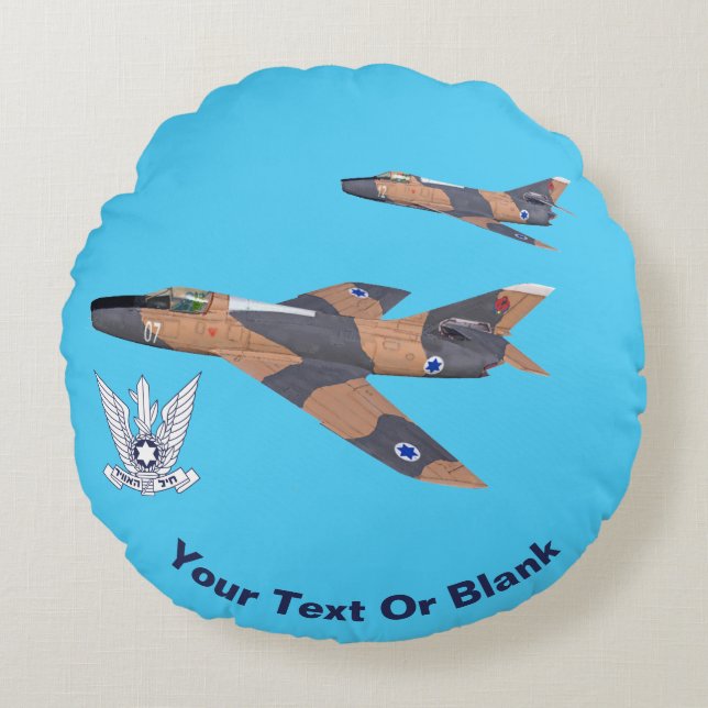 Coussins Ronds Deux endroits d'Israel (Devant)