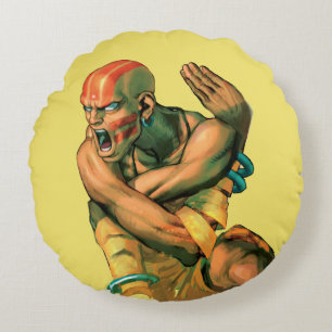 Coussins Ronds Dhalsim a tordu