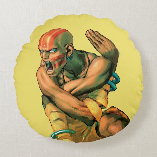 Coussins Ronds Dhalsim a tordu (Devant)