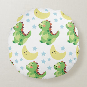 Coussins Ronds Dinosaure