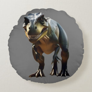 Coussins Ronds Dinosaure T-Rex, Scary,