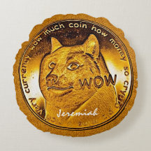 Dogecoin d'or drôle