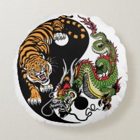 dragon and tiger yin yang