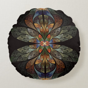 Coussins Ronds Dragonfly Abstrait