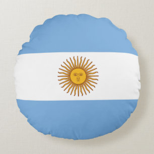 Coussins Ronds Drapeau Argentine