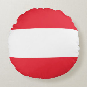Coussins Ronds Drapeau Autriche (Autriche)