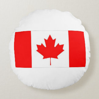 COUSSINS RONDS DRAPEAU CANADIEN