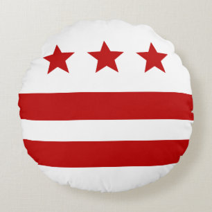 Coussins Ronds Drapeau de la ville de Washington