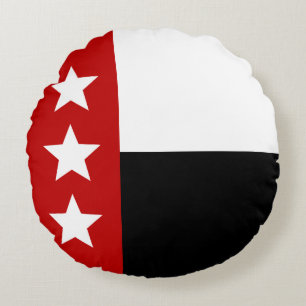 Coussins Ronds Drapeau de Laredo (Texas)