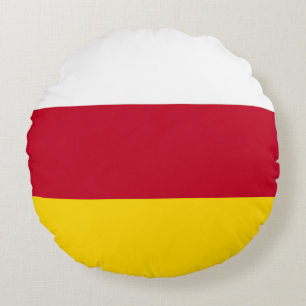 Coussins Ronds Drapeau de l'Ossétie du Nord