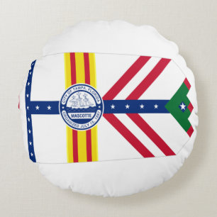 Coussins Ronds Drapeau de Tampa (Floride)