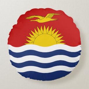 Coussins Ronds Drapeau des Kiribati