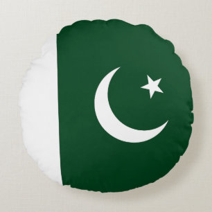 Coussins Ronds Drapeau du Pakistan