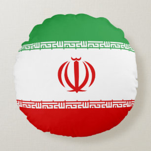 Coussins Ronds Drapeau Iran (Iran)