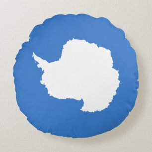 Coussins Ronds Drapeau patriotique de l'Antarctique