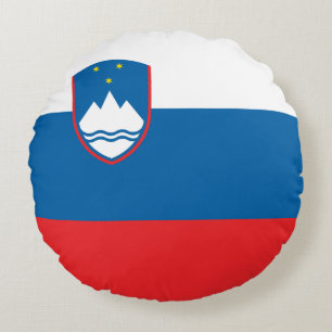 Coussins Ronds Drapeau Slovénie