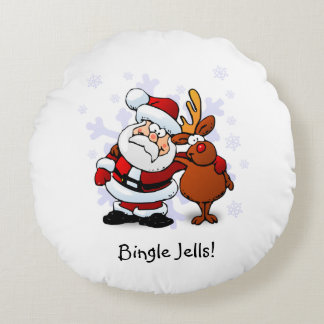 Coussins Ronds Drôles de Bingle Jells de vacances