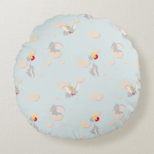 Coussins Ronds Dumbo dans le Motif des nuages