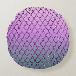 Coussins Ronds Écaille de princesse sirène 5