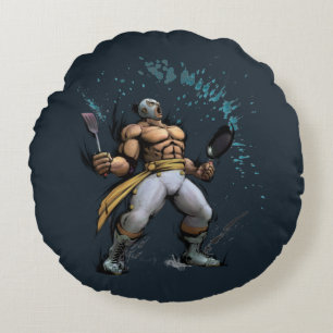 Coussins Ronds EL Fuerte avec la poêle