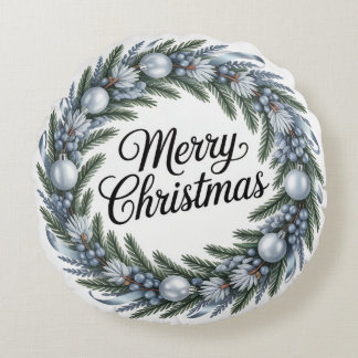 Coussins Ronds Elegant Winter Cheer