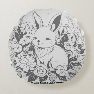 Coussins Ronds Éloignez-vous des larmes et faites du bonheurCouss