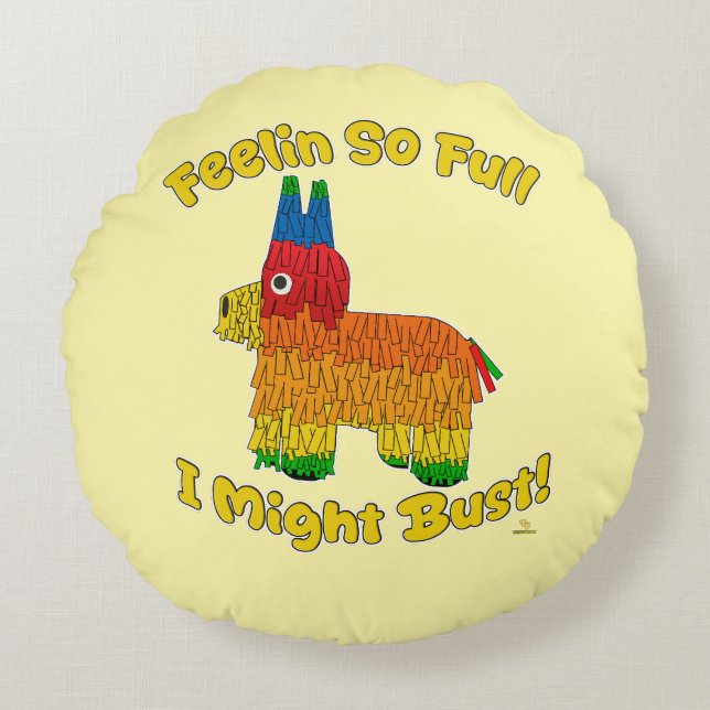 Coussins Ronds Epic Fun Full Pinata Cartoon Party Slogan (Devant)