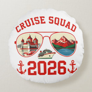 Coussins Ronds Équipe de croisière Voyage en Suisse 2026