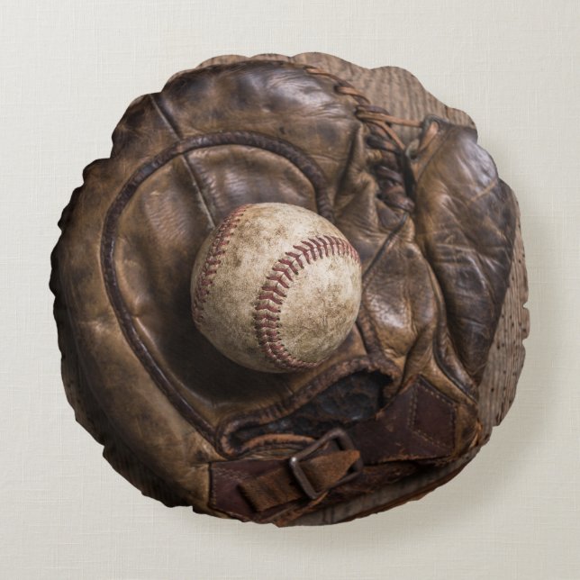 Coussins Ronds Équipement de base-ball (Devant)