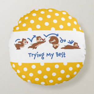 Coussins Ronds Essayer mon meilleur