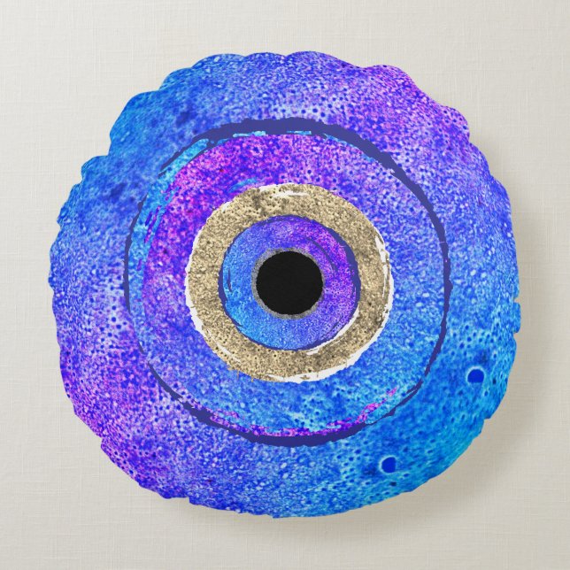 Coussins Ronds Evil Eye (Devant)