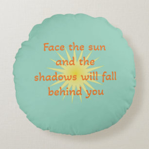 Coussins Ronds Faire face au soleil