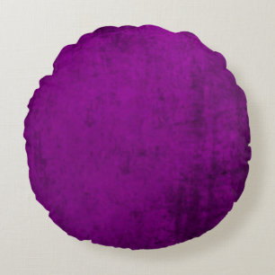 Coussins Ronds Faux éclate de velours violet