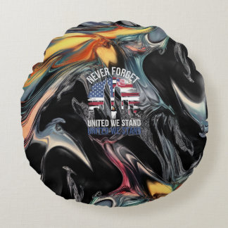 Coussins Ronds Fête du Patriot (11 septembre)