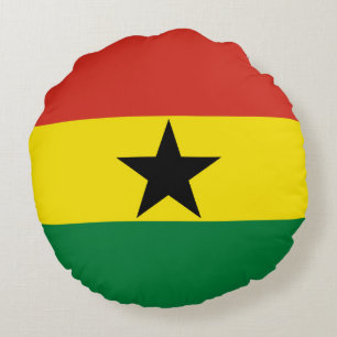 Coussins Ronds Flag du Ghana