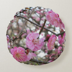 Coussins Ronds Fleur de cerisier rose / Sakura / ク(桜)