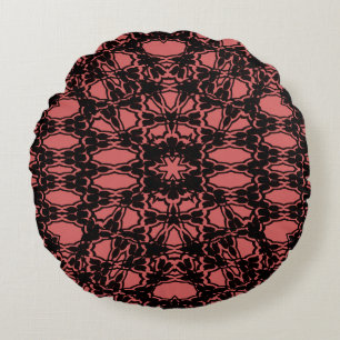 Coussins Ronds Fleur kaléidoscope