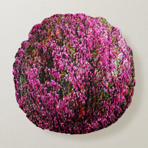 Coussins Ronds Fleurs de Bud Rouge........
