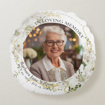 Floral In Loving Memory Memorial Funeral Keepsake